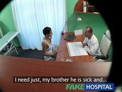 Russian slut gives fakedoctor a sexual favor in a hot POV hospital scene