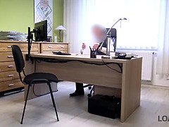 Europäisch, Handjob, Hd, Milf, Mutti, Geld, Büro, Ablutschen