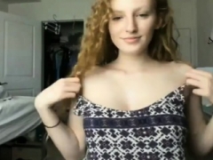 Masturbation, Redhead, Solo, Teen, Webcam