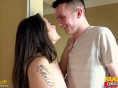 Blowjob, Cheating, Italian, Orgasm, Petite, Screaming, Shower, Teen