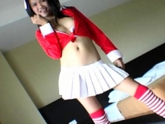 Asian, Creampie, Solo, Stockings, Teen, Thai