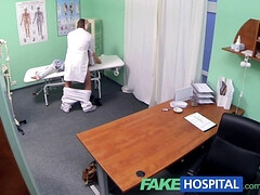 Gina Devine's patient returns for more with her small tits & tight pussy craving a big cock in her hospital room